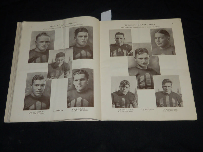 1927 OCTOBER 29 NAVY VS. PENNSYLVANIA COLLEGE FOOTBALL PROGRAM - PHOTOS - J 5760