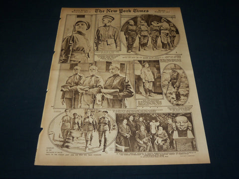 1917 AUGUST 19 NEW YORK TIMES ROTO PICTURE SECTION - SARAH BERNHARDT - NT 8993