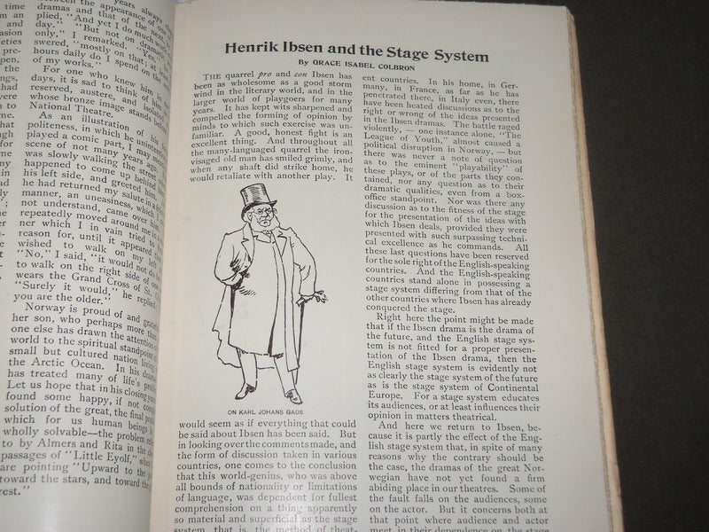 1906 JULY THE CRITIC MAGAZINE - IBSEN NUMBER - NICE ADS - J 3469