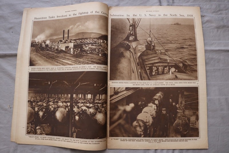 1919 MAR 6 MID-WEEK PICTORIAL MAGAZINE SECTION - FIGHTING THE SUBMARINE- NP 9253