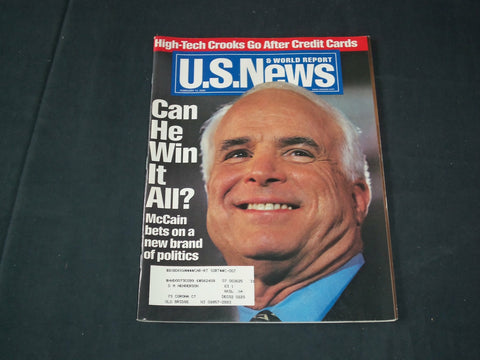 2000 FEBRUARY 14 U.S. NEWS & WORLD REPORT MAGAZINE - JOHN MCCAIN - B 5424