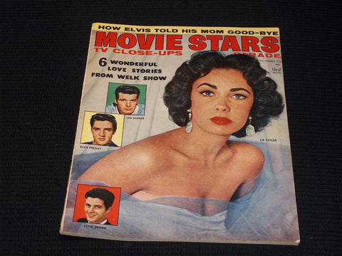 1958 NOVEMBER MOVIE STARS PARADE MAGAZINE - LIZ TAYLOR COVER - E 13922