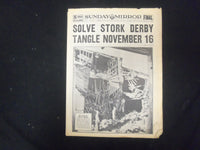 1936 NOV 15 NEW YORK SUNDAY MIRROR-SOLVE STORK DERBY TANGLE NOVEMBER 16- NP 2327