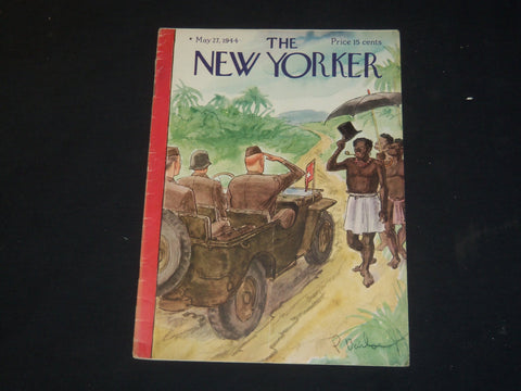1944 MAY 27 THE NEW YORKER MAGAZINE - ILLUSTRATED COVER - NY 95