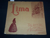 1942 LIMA THE HISTORIC CAPITAL OF SOUTH AMERICA BOOK - MAP - J 8683