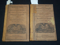 1847 COBB'S NEW JUVENILE READER VOLUME 1 & 2 - LYMAN COBB - K 2595