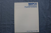 1965-1969 MID-ATLANTIC PIPELINE COMPANY (MAPCO) ANNUAL REPORTS-LOT OF 5 - K 3216