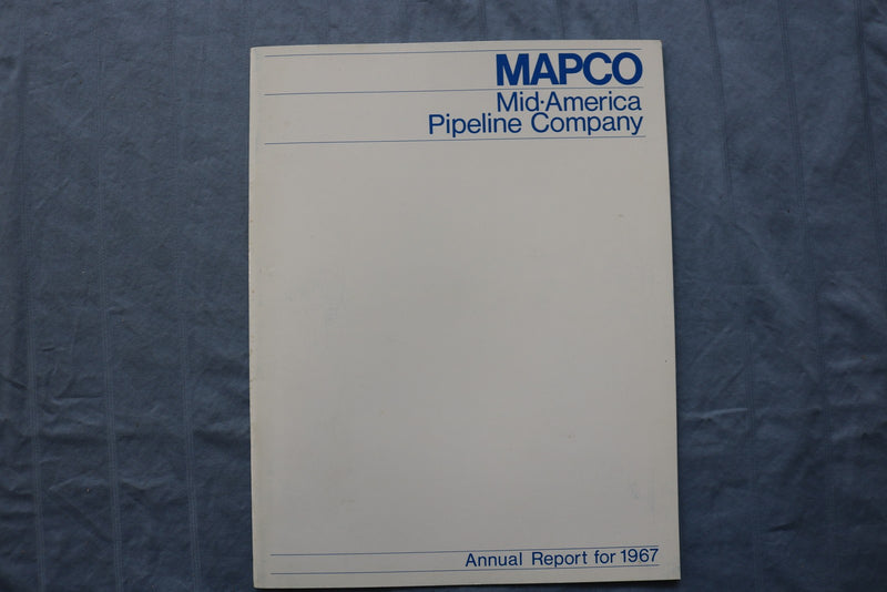 1965-1969 MID-ATLANTIC PIPELINE COMPANY (MAPCO) ANNUAL REPORTS-LOT OF 5 - K 3216