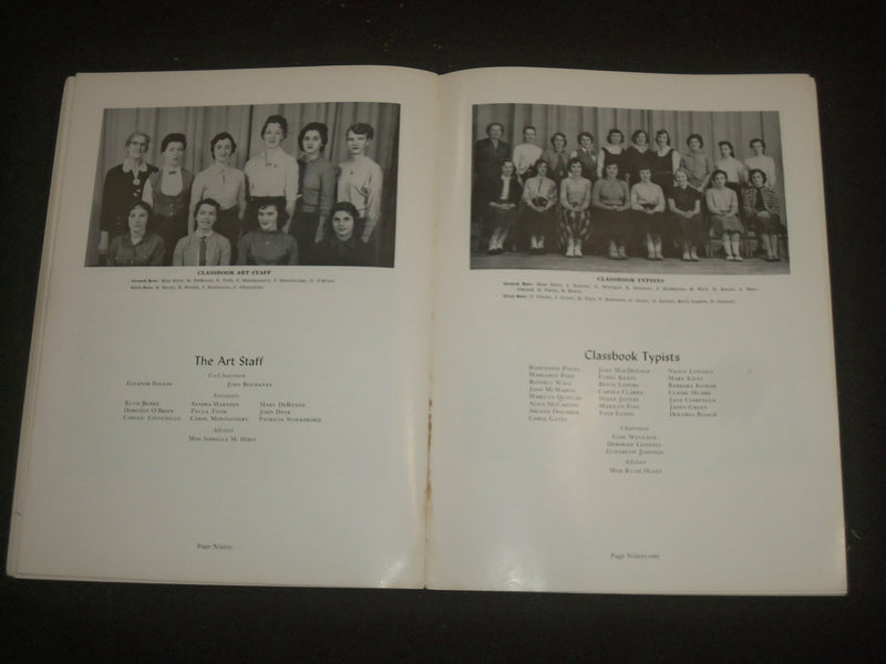 1955 WAKEFIELD HIGH SCHOOL YEARBOOK - WAKEFIELD, MASSACHUSETTS - YB 2247