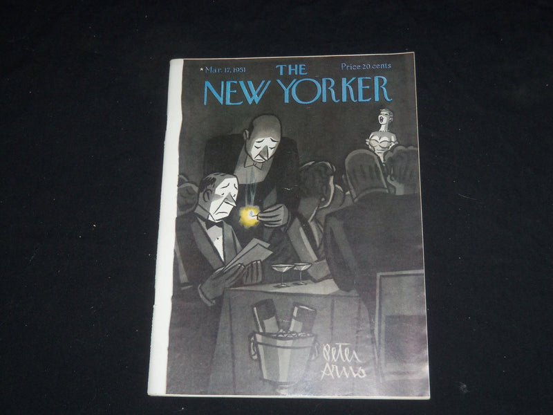 1951 MARCH 17 THE NEW YORKER MAGAZINE - ILLUSTRATED COVER - NY 407