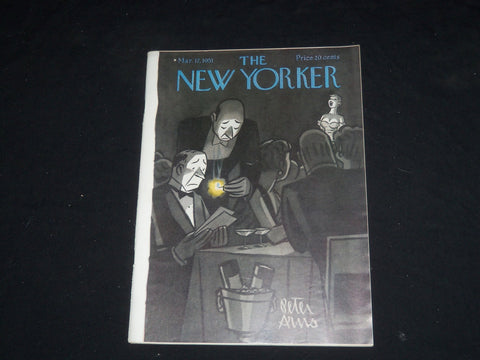 1951 MARCH 17 THE NEW YORKER MAGAZINE - ILLUSTRATED COVER - NY 407