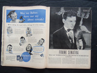 1943 MAY 3 LIFE MAGAZINE - MATCHING DRESS AND PARASOL IN FASHION - L 337