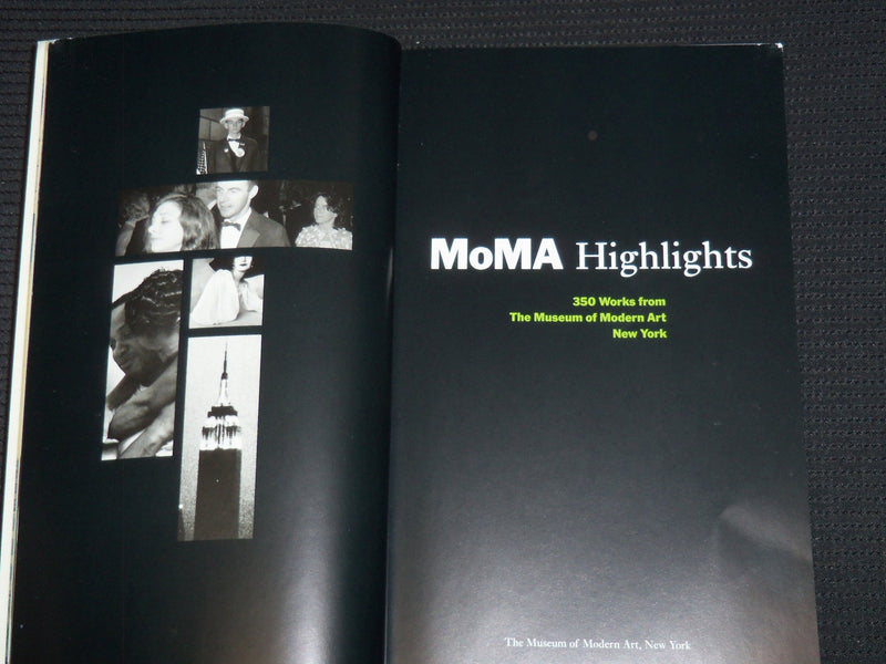 2004 MOMA HIGHLIGHTS 350 WORKS SOFTCOVER BOOK - NICE PHOTOS - KD 6494O
