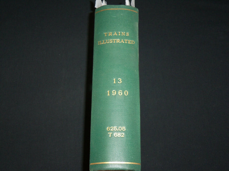 1960 TRAINS ILLUSTRATED MAGAZINE BOUND VOLUME - PUB. IN THE U. K. - KD 6336
