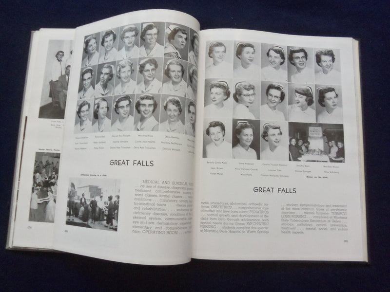 1955 MONTANAN MONTANA STATE UNIVERSITY YEARBOOK - BOZEMAN, MONTANA - YB 3097