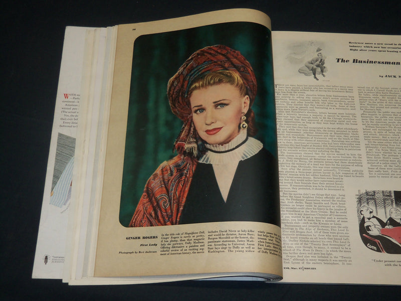 1947 MARCH ESQUIRE MAGAZINE - GREAT ILLUSTRATION - NICE COVER & ADS - ST 5713