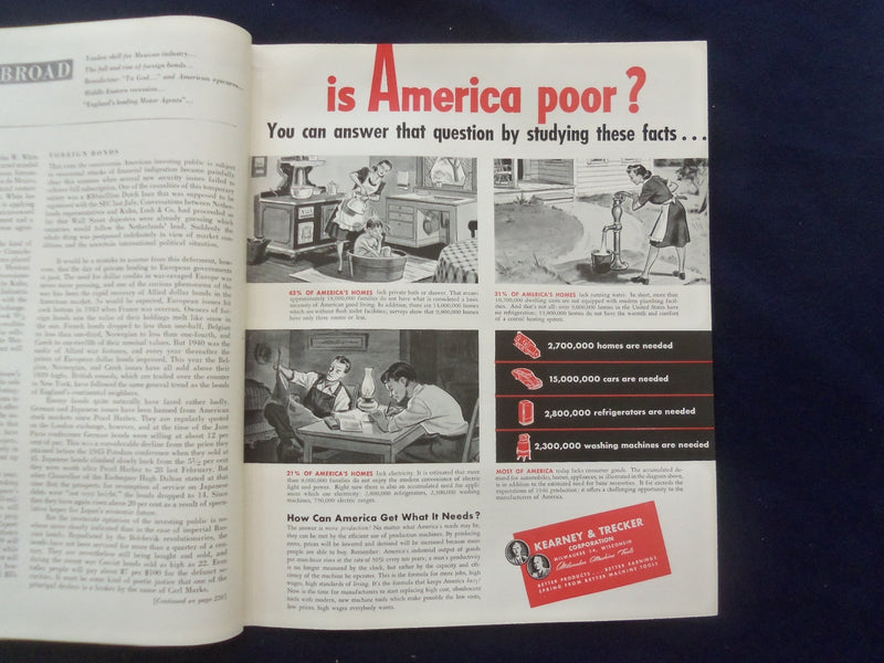 1946 SEPTEMBER FORTUNE MAGAZINE - GREAT COVER & ADS - F 927