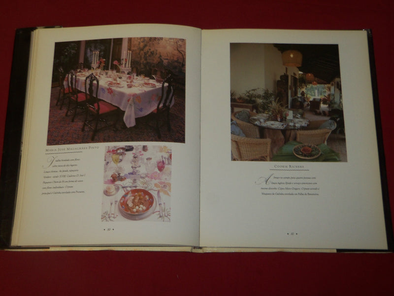 1990 A MESA COM ELEGANCIA BOOK BY LIA WILLEMSENS NEVES DA ROCHA - I 1730