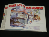 1984 MORE JOY OF WATERCOLOR HARDCOVER BOOK BY DAVID LYLE MILLARD - R 727Q