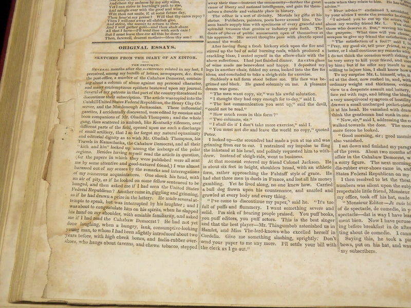 1830-1831 NEW YORK MIRROR AND LADIES GAZETTE BOUND VOLUME NO. 8 - KD 4675I