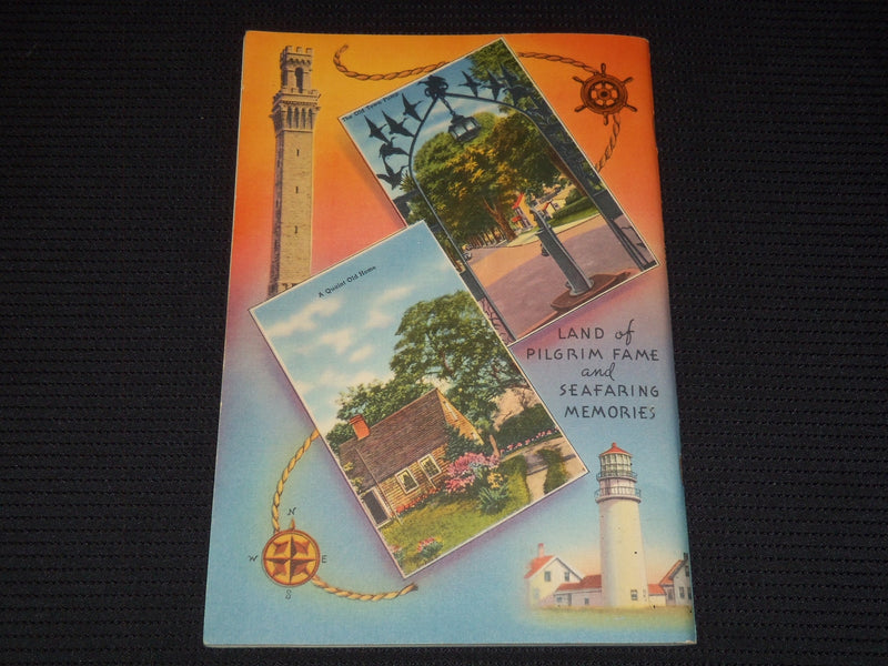 1950'S SOUVENIR OF QUAINT CAPE COD VIEW BOOK - GREAT PHOTOS - J 7904