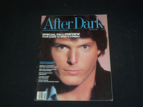 1980 OCTOBER AFTER DARK MAGAZINE - CHRISTOPHER REEVE COVER - SP 4110