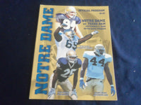 2000 SEPTEMBER 2 FOOTBALL PROGRAM - UNIV NOTRE DAME VS TEXAS A&M UNIV - SP 1213L