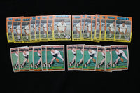 MIKE CALDWELL 1985-1986 TOPPS BASEBALL CARDS-CARD # 347/157-NM-MT LOT OF 29-#255
