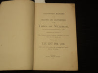 1888 TOWN OF NEEDHAM AUDITOR'S REPORT - RECEIPTS & EXPENDITURES - K 2703