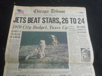 1969 AUGUST 2 CHICAGO TRIBUNE NEWSPAPER - JETS BEAT STARS - MOON PHOTOS- NP 5863
