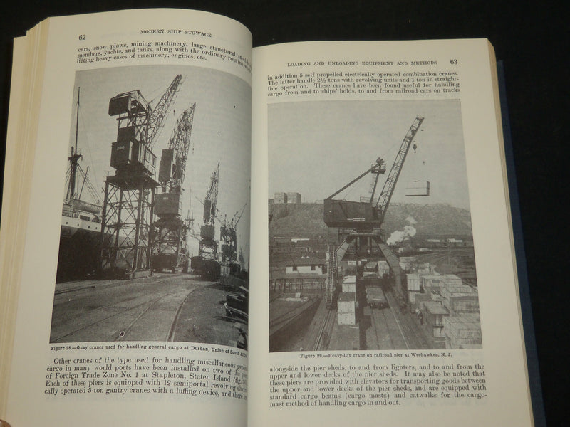 1968 MODERN SHIP STOWAGE BOOK BY JOSEPH LEEMING - HANDLING CARGO - KD 5947