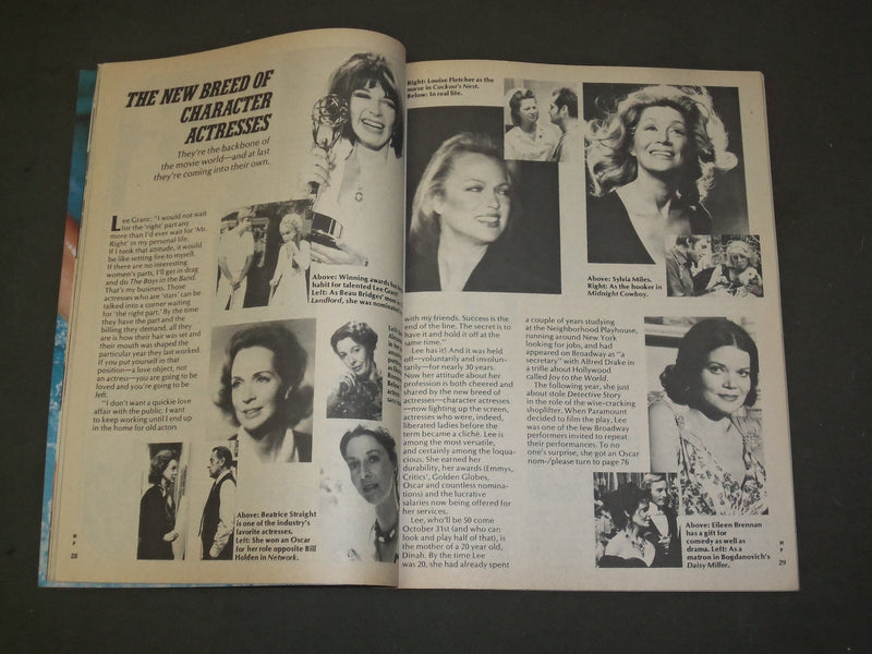 1977 AUGUST MOTION PICTURE MAGAZINE - MARISA BERENSON COVER - M 267