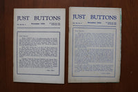 1944-1946 JUST BUTTONS MAGAZINE - LOT OF 13 - O 3925