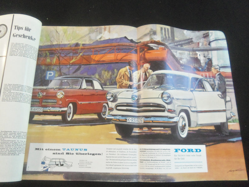 1957 SPRING MOTOR REVUE - EUROPA MOTOR MAGAZINE - AUTOMOBILES - GERMAN - J 7760