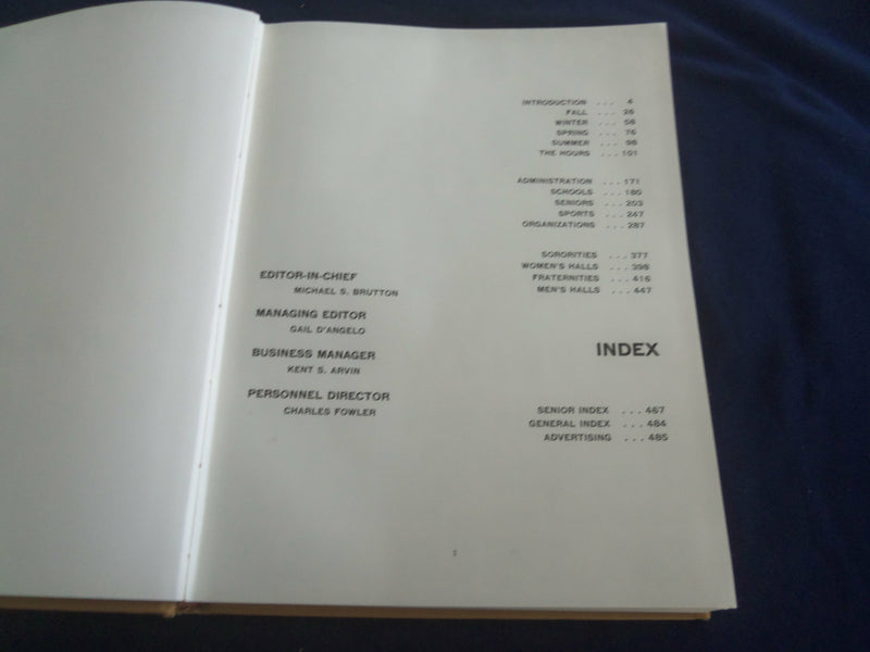 1954 ARBUTUS INDIANA UNIVERSITY YEARBOOK - BLOOMINGTON, INDIANA - YB 2634