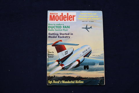 1962 JUNE AMERICAN MODELER MAGAZINE - BOEING'S 3-JET 