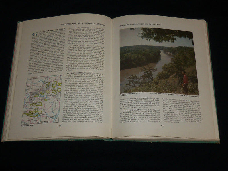 1955 HAMMOND'S PICTORIAL TRAVEL ATLAS OF SCENIC AMERICA BOOK BY JORDAN - R 702J