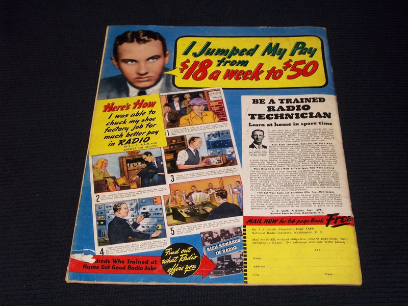 1941 JANUARY CLICK MAGAZINE - NICE ILLUSTRATED FRONT COVER - E 20059
