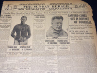 1911 THE BOSTON HERALD SUNDAY SPORTING SECTIONS LOT OF 11 - NICE PHOTOS - UP 97