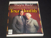 1997 NOVEMBER TEXAS MONTHLY MAGAZINE - GEORGE & BARBARA BUSH COVER - E 7408
