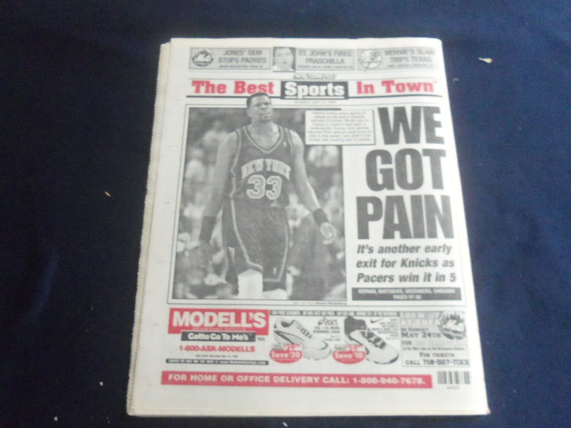 1998 MAY 14 NEW YORK POST NEWSPAPER - SEINFELD AIRS LAST TV EPISODE - NP 5660