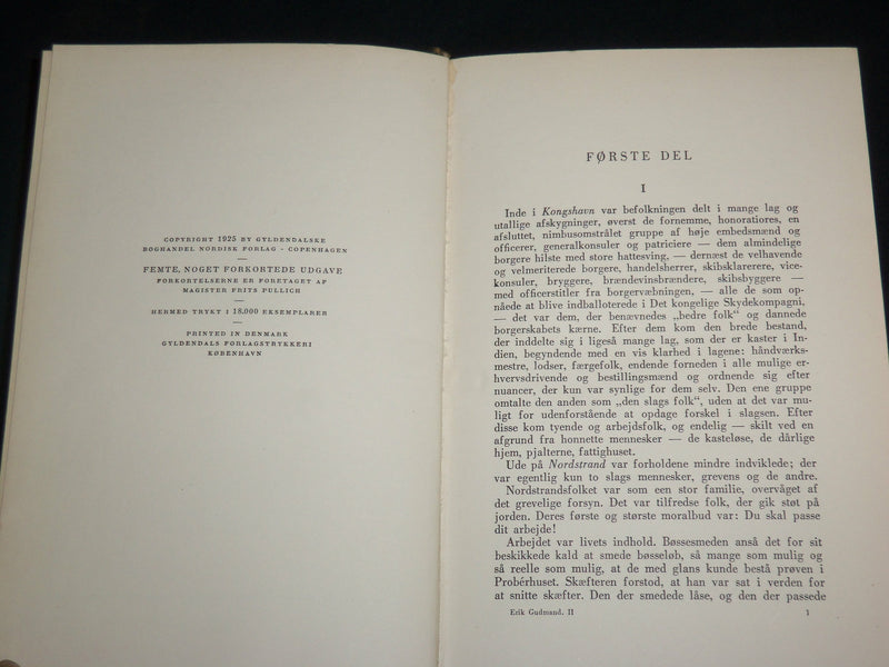1936 ALEXANDER SVEDSTRUP II HARDCOVER BOOK BY ERIK GUDMAND - KD 7139