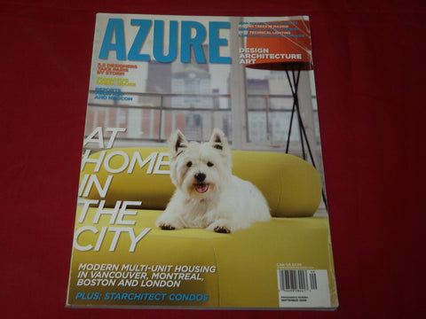 2006 SEPTEMBER AZURE MAGAZINE - HOME IN THE CITY- DESIGN - ARCHITECTURE - RC 720