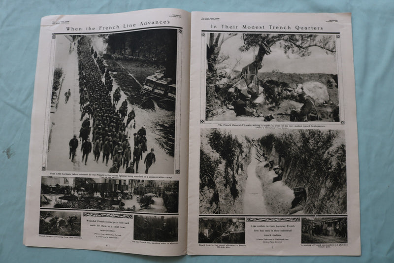 1915 OCTOBER 7 NEW YORK TIMES MID-WEEK PICTORIAL - KING ALBERT I - NP 9115