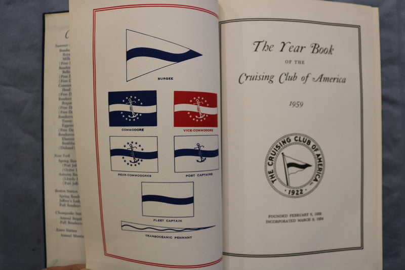 1958-1973 THE CRUISING CLUB OF AMERICA-HARDCOVER BOUND VOLUMES -LOT OF 12- KD 6Q