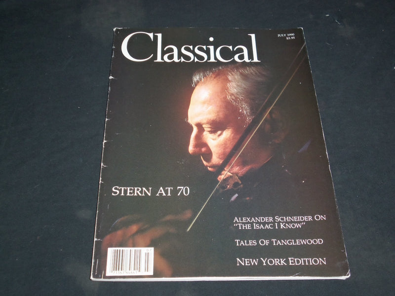 1990 JULY CLASSICAL MAGAZINE - ISAAC STERN - SP 6272