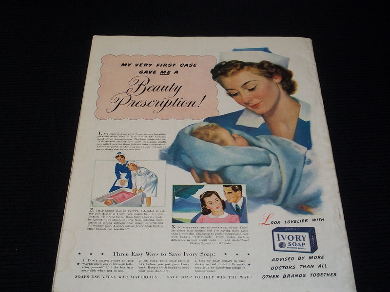 1943 AUGUST WOMAN'S HOME COMPANION MAGAZINE NICE FRONT COVER - E 2636