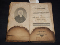 1804 THE COMPLAINT OF NIGHT THOUGHTS BOOK BY EDWARD YOUNG - LONDON EDN - J 8124