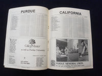 1975 DEC 22 COLLEGE BASKETBALL PROGRAM-PURDUE UNIV VS. UNIV. CALIFORNIA-SP 1533N