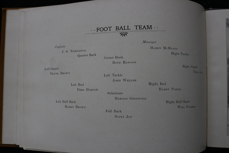 1896 MAY THE PRINCETONIA PRINCETON HIGH SCHOOL YEARBOOK- PRINCETON, IL - YB 3487